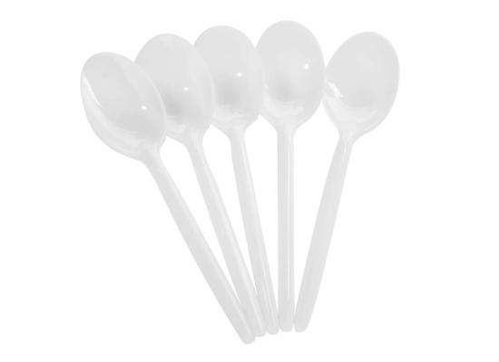 Plastic Small Spoon For Stirring Pack of 50